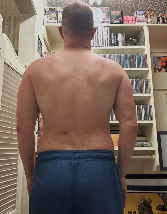 Matt from the back, before